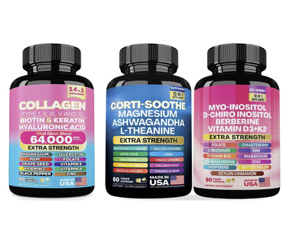 Daily Reset Trio — Glow, Calm & Balance